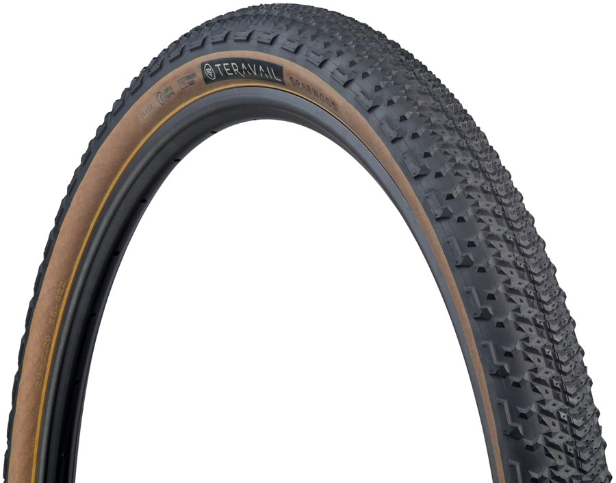 Teravail Sparwood Tire - 29 x 2.2, Tubeless, Folding, Tan, Light and Supple 