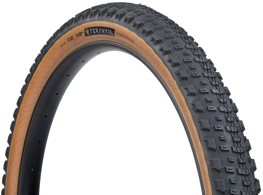 Teravail Coronado Tire - 29 x 2.8, Tubeless, Folding, Tan, Light and Supple 
