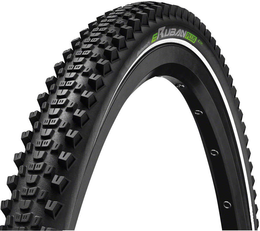 Continental eRuban Plus Tire - 20 x 2.40, Clincher, Wire, Black/Reflex SL, PolyX Breaker, PureGrip, Plus Breaker, E50