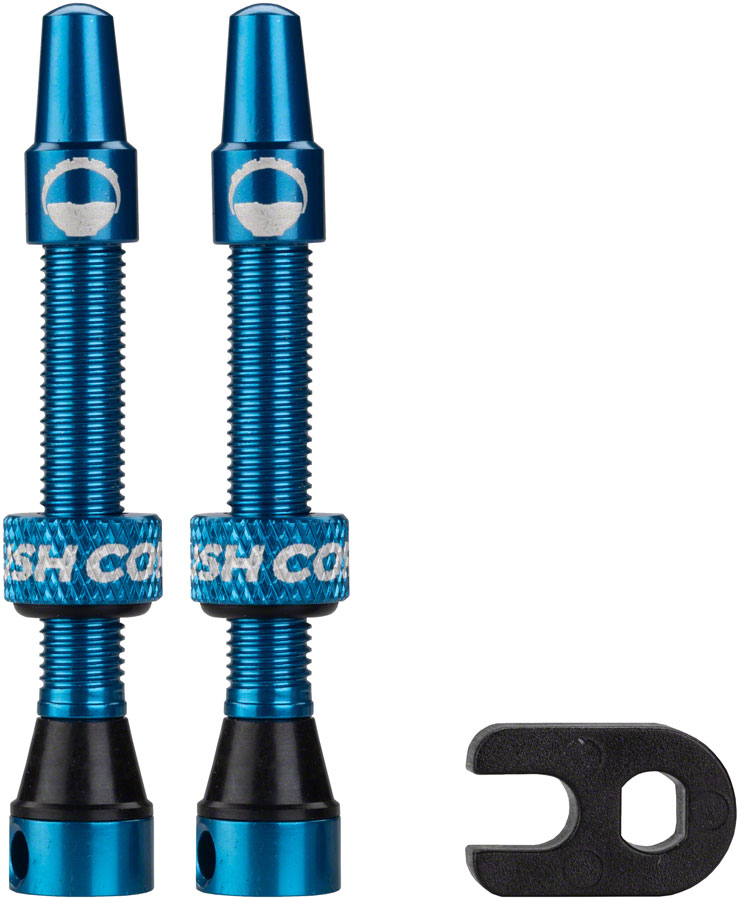 CushCore Tubeless Presta Valve Set - 44mm, Blue