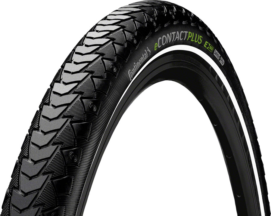 Continental eContact Plus Tire - 650b x 55 / 27.5 x 2.2, Clincher, Wire, Black/Reflex, SafetyPlus Pro Breaker, E50