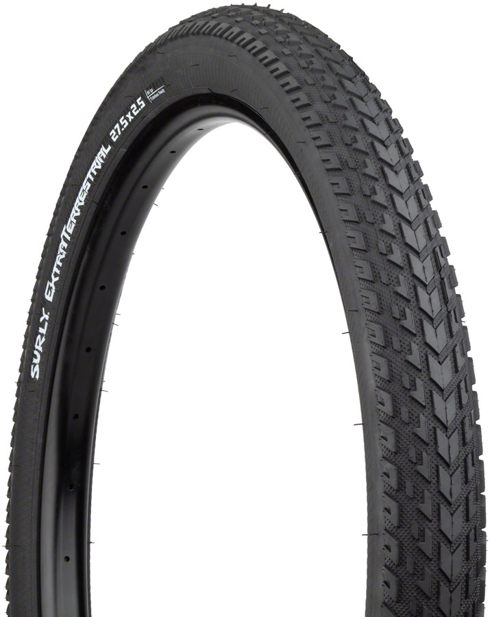 Surly ExtraTerrestrial Tire - 27.5 x 2.5, Tubeless, Folding, Black, 60tpi 