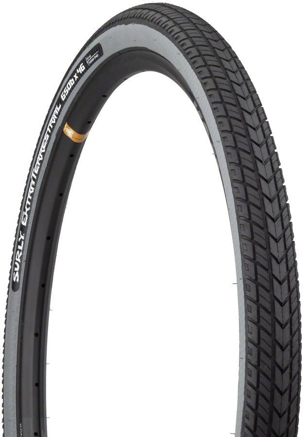 Surly ExtraTerrestrial Tire - 650b x 46, Tubeless, Folding, Black/Slate, 60tpi 