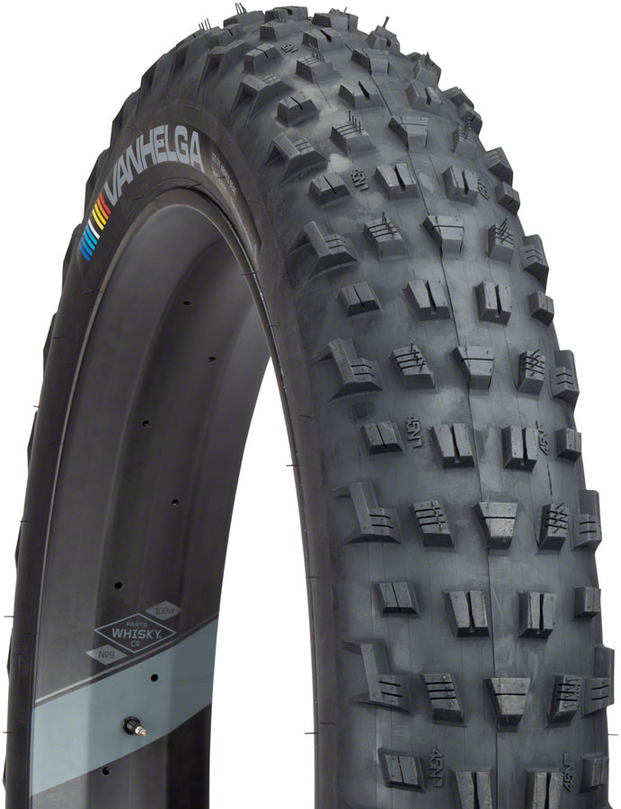 45NRTH Vanhelga Tire - 27.5 x 4, Tubeless, Folding, Black, 120 TPI 