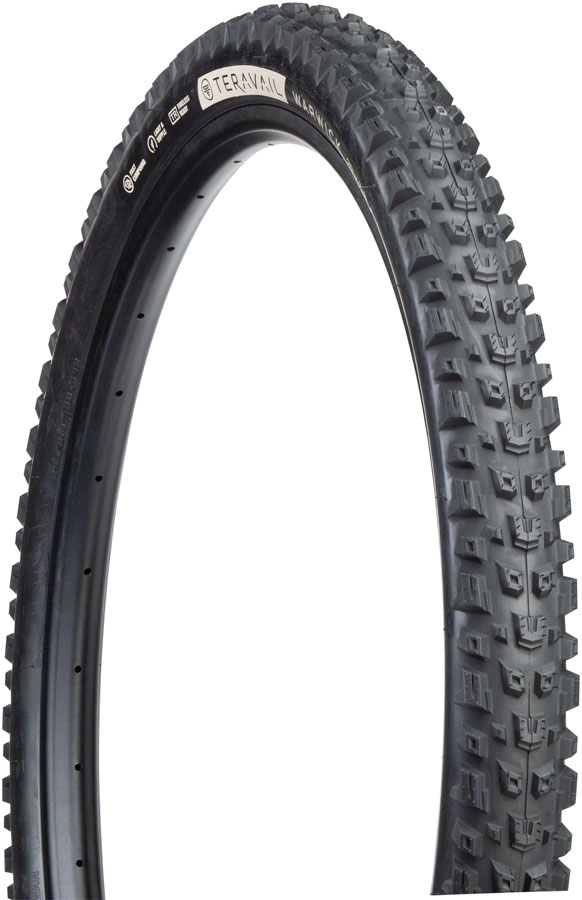 Teravail Warwick Tire - 29 x 2.3, Tubeless, Folding, Black, Ultra-Durable, Grip Compund 