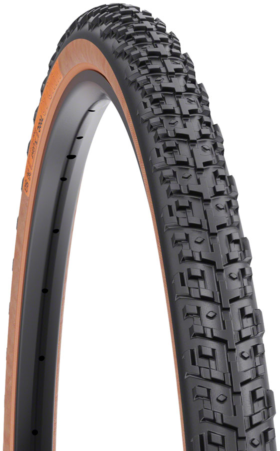 WTB Nano Tire - 700 x 40, TCS Tubeless, Folding, Black/Tan, Light/Fast Rolling, Dual DNA, SG