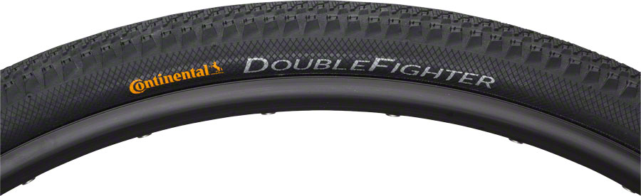 Continental DoubleFighter III Tire - 27.5 x 2.00, Clincher, Wire, Black, Sport