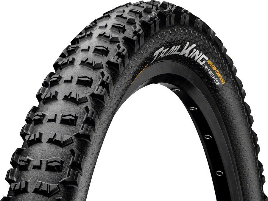 Continental Trail King Tire - 27.5 x 2.40, Tubeless, Folding, Black, ShieldWall System 