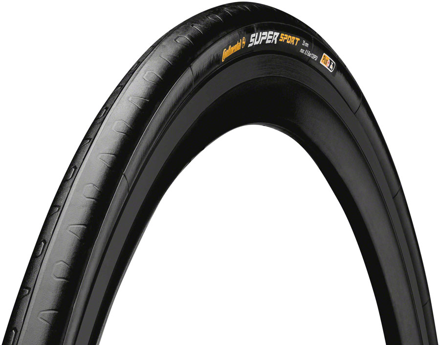 Continental Super Sport Plus Tire - 700 x 25, Clincher, Folding, Black, Plus Breaker 