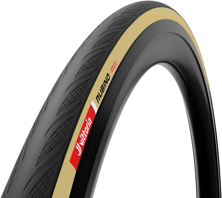 Vittoria Rubino V Tire - 700 x 32, Tubeless, Folding, Black/Tan, 1C Graphene + Silica, G2.0