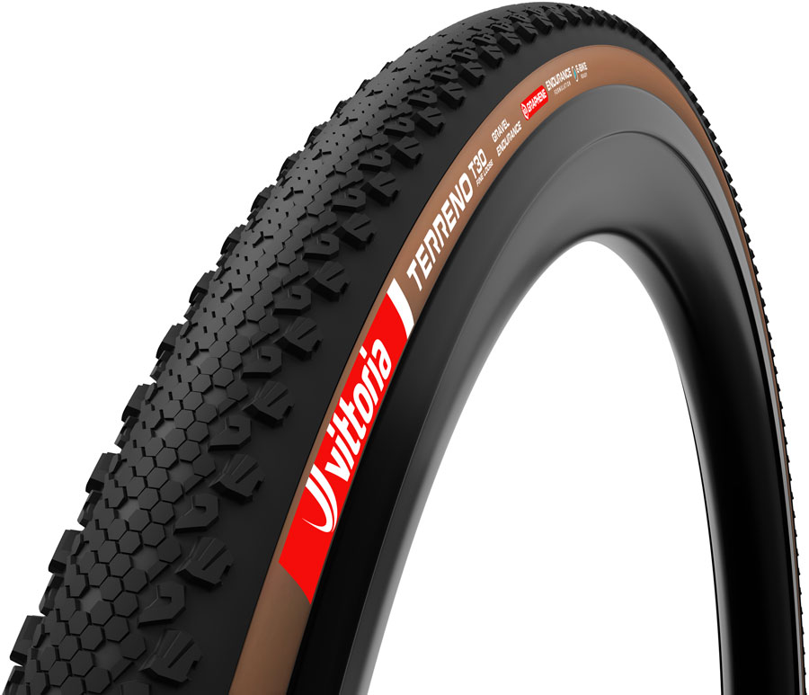 Vittoria Terreno T30 Fine Loose Tire - 700 x 40, Tubeless, Folding, Black/Brown, Gravel Endurance, Graphene, G2.0