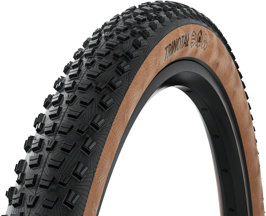 Continental Trinotal Tire - 29 x 2.40, Tubeless, Folding, Black/Transparent, Grip, Race Casing, E25
