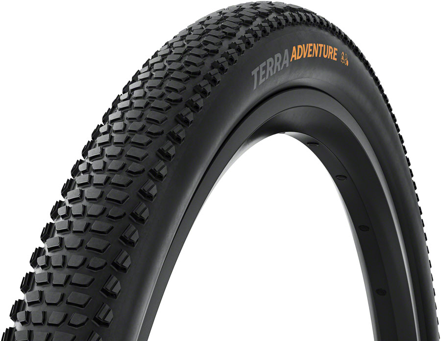 Continental Terra Adventure Tire - 700 x 45 / 29 x 1.75, Tubeless, Folding, Black, Grip, Trail Casing, E25