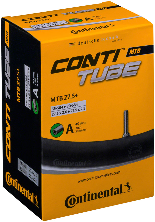 Continental Standard Tube - 27.5 x 2.6 - 2.8, 40mm Schrader Valve