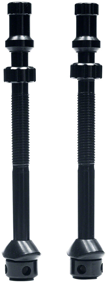 Stan's Tubeless Exo-Core Valve Stems - Alloy, Extra Tall, Black, Pair