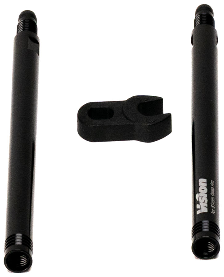 Vision Valve Extender, 80mm with Plastic Tool, 2-pc.