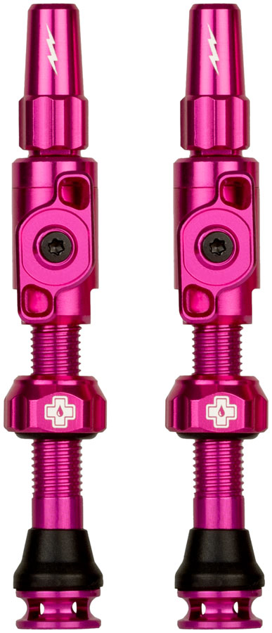 Muc-Off Big Bore Lite Tubeless Valve Stems - Medium, 35mm, -Pink