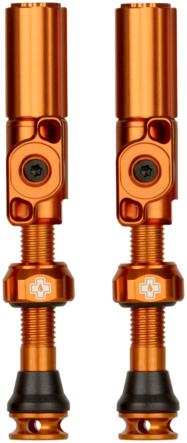Muc-Off Big Bore Hyrid Tubeless Valve Stems - Medium, 35mm, Orange