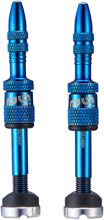 e*thirteen Quick Fill Plasma Tubeless Valve - Aluminum, 16 - 24mm, Intergalactic, Pair 