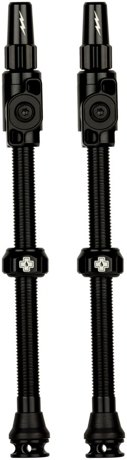 Muc-Off V2 Tubeless Valve Kit - Black, 80mm, Pair