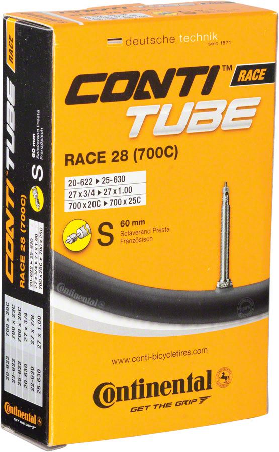 Continental Standard Tube - 700 x 20 - 25mm, 60mm Presta Valve 