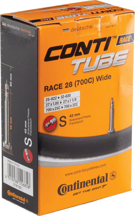 Continental Standard Tube - 700 x 25 - 32mm, 42mm Presta Valve 