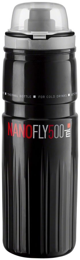 Elite Nanofly Insulated Water Bottle - 500ml, Dark Gray
