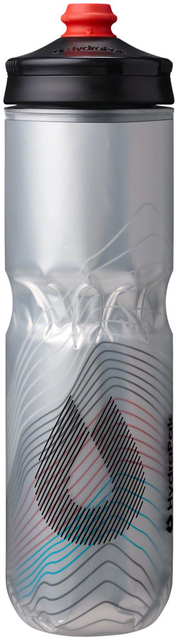Hydrapak Polar Surge Ascent Insulated Water Bottle - 24oz, Silver