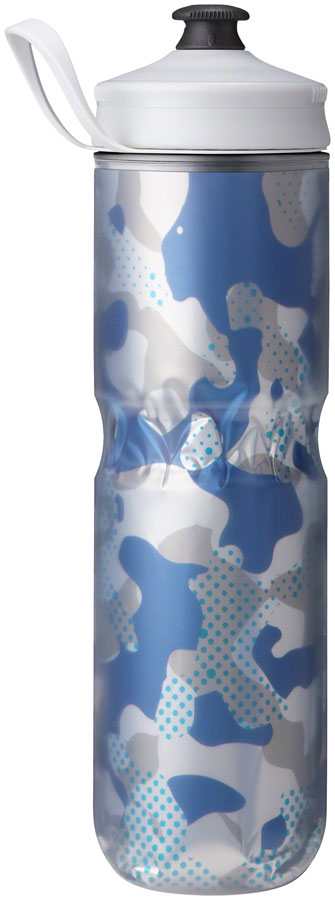 Hydrapak Polar Sport Contender Insulated Water Bottle - 24oz, Blue