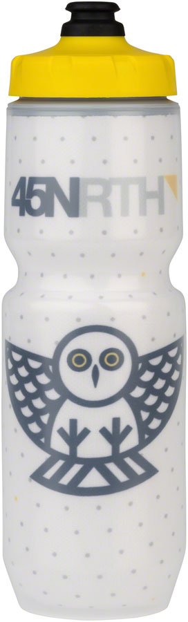 45NRTH Winter Wonder Insulated Purist Water Bottle - White/Yellow, 23oz 