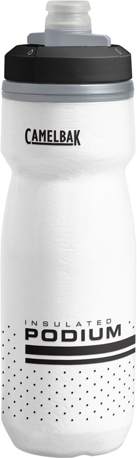 Camelbak Podium Chill Water Bottle: 21oz, White/Black






