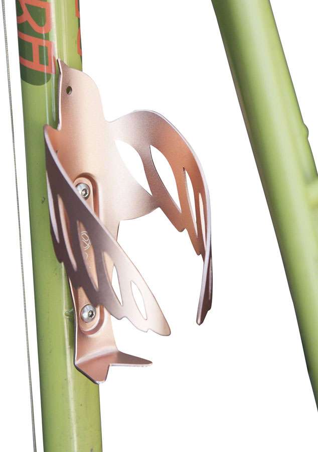 Portland Design Works Sparrow Cage – Lightweight Side-Entry Water Bottle Cage, 5052 Alloy, Animal-Themed Bike Accessory (54g)
