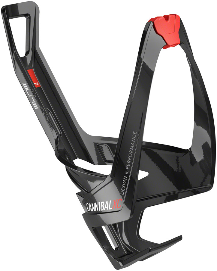 Kakadu Meestal Boom Elite SRL Cannibal XC Water Bottle Cage: Gloss Black/Red Graphic |  Bikeparts.Com