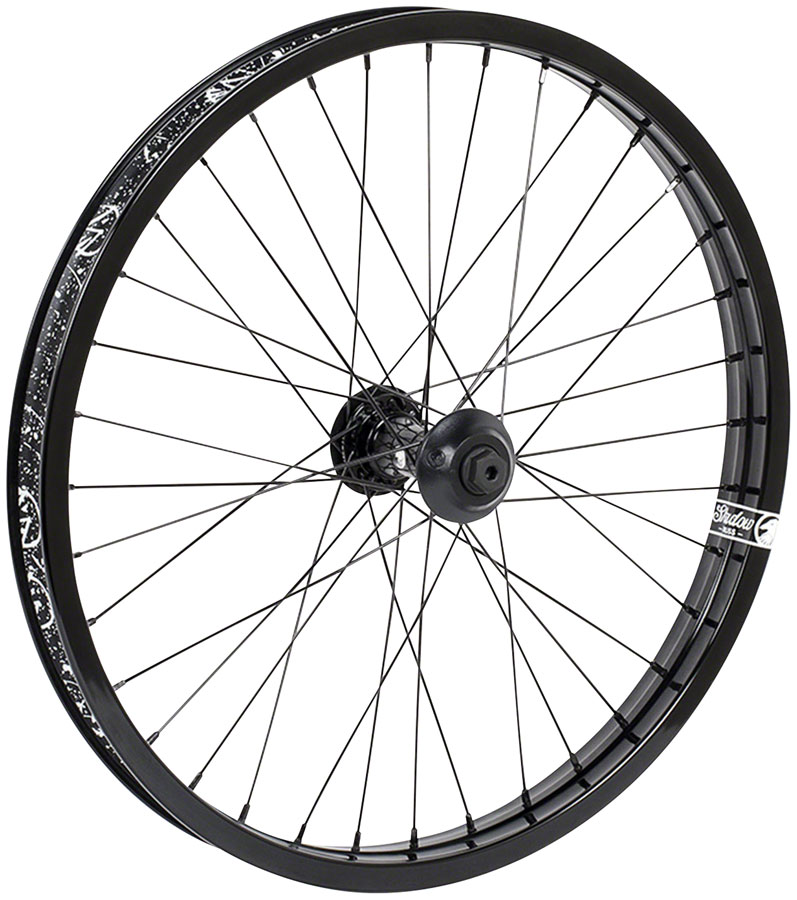 The Shadow Conspiracy Symbol Front Wheel - 20", 3/8" x 100mm, Black 
