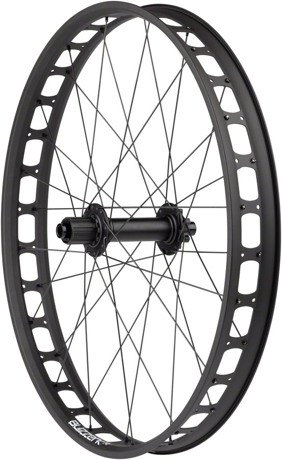 Quality Wheels Bear Pawls / Blizzerk Rear Wheel - 26" Fat, 12 x 197mm, 6-Bolt, HG 11 MTN, Black, 32H