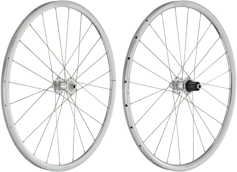 Ritchey Classic Zeta Wheelset - 700c, 12 x 100mm, 12 x 142mm, 6-Bolt, HG11 Road, Silver
