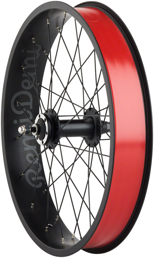 Benno Front Wheel RemiDemi 2020-21 -20", 3/8" x 135mm, 6-Bolt Disc, Black 