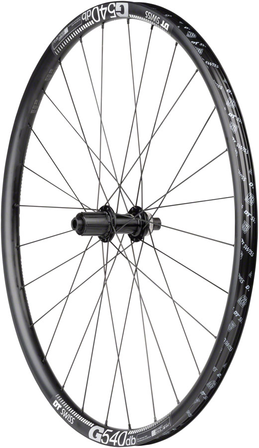 Quality Wheels Tiagra/G540 Rear Wheel - 700c, 12 x 142mm, Center-Lock, HG 11 MTN, Black, 28H