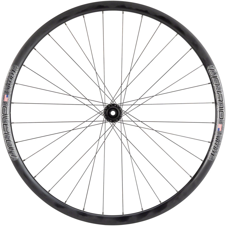 Quality Wheels Velocity Aileron Disc Rear Wheel - 700, QR x 135mm, Center-Lock, HG 10, Black