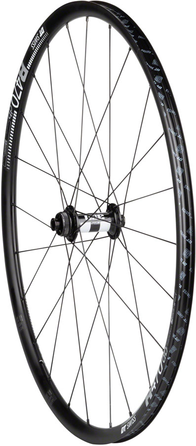 Quality Wheels DT 350/DT R470db Front Wheel - 700, 12 x 100mm, Center-Lock, Black, 24H