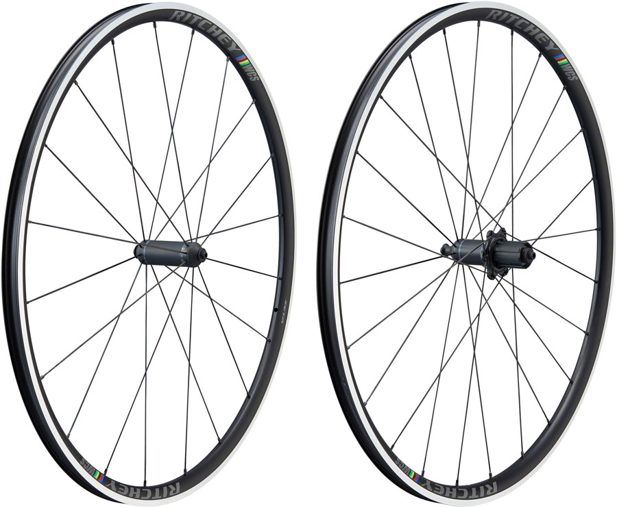Ritchey WCS Zeta Wheelset - 700c, QR x 100/130mm, Rim Brake, HG 11 Road, Black