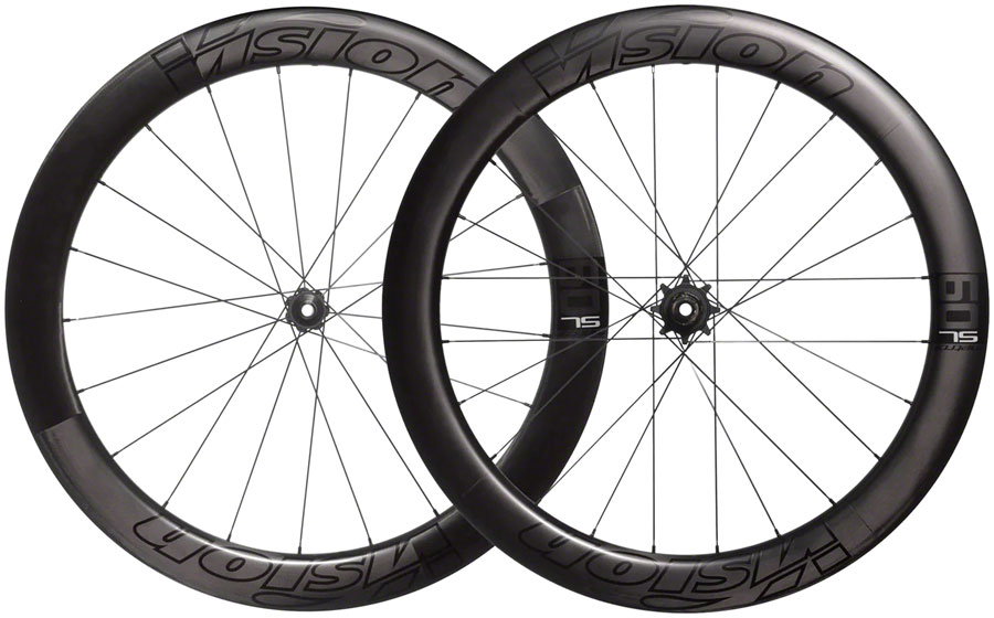 Vision Metron 60 SL TL Disc Wheelset - 700, 12x100mm/12x142mm, Center-Lock, XDR, Black