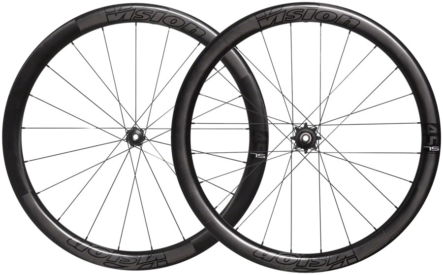 Vision Metron 45 SL TL Disc Wheelset - 700, 12x100mm/12x142mm, Center-Lock, XDR, Black