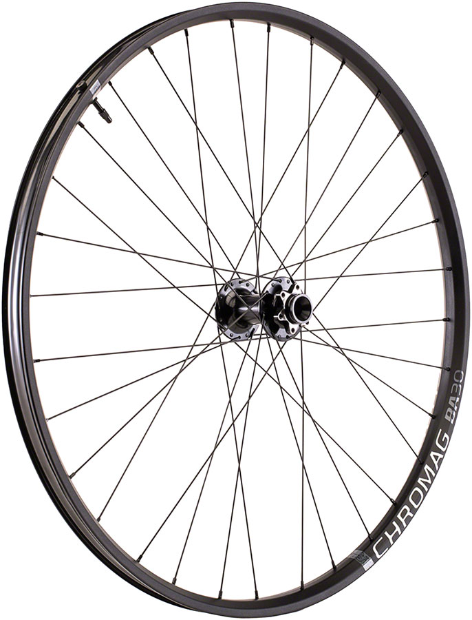 Chromag BA30 Front Wheel - 27.5", 15 x 110mm, 6-Bolt, Black 