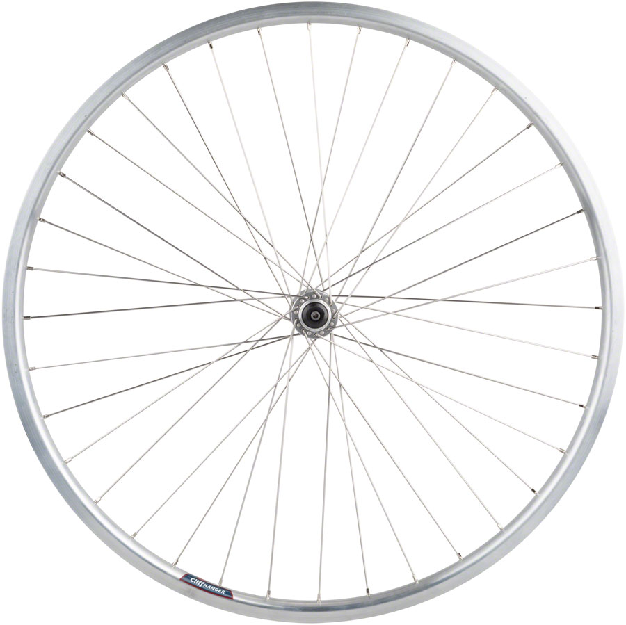 Quality Wheels Value HD Series Front Wheel - 700, QR x 100mm, Rim Brake, Silver, Clincher, 36H