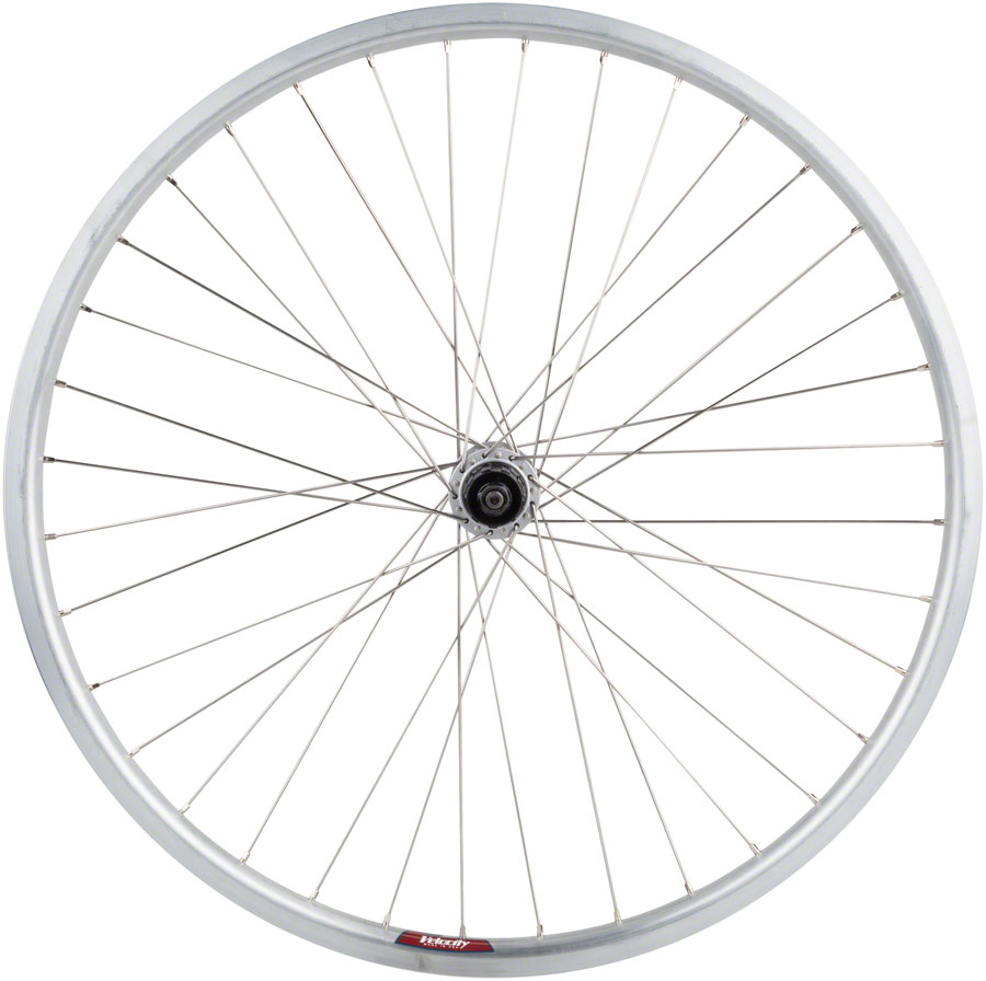 Quality Wheels Value HD Series Rear Wheel - 26", QR x 135mm, Rim Brake, HG 10, Silver, Clincher






