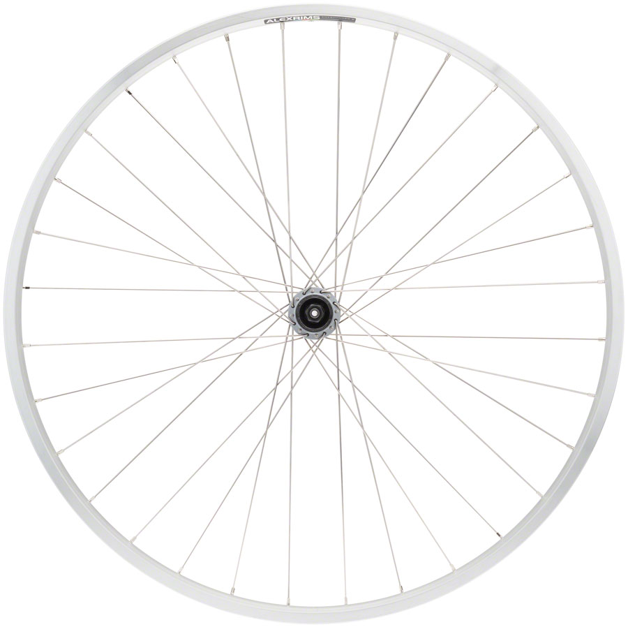 Quality Wheels Value Double Wall Series Rear Wheel - 700, QR x 135mm, Rim Brake, HG 10, Silver, Clincher, 32H