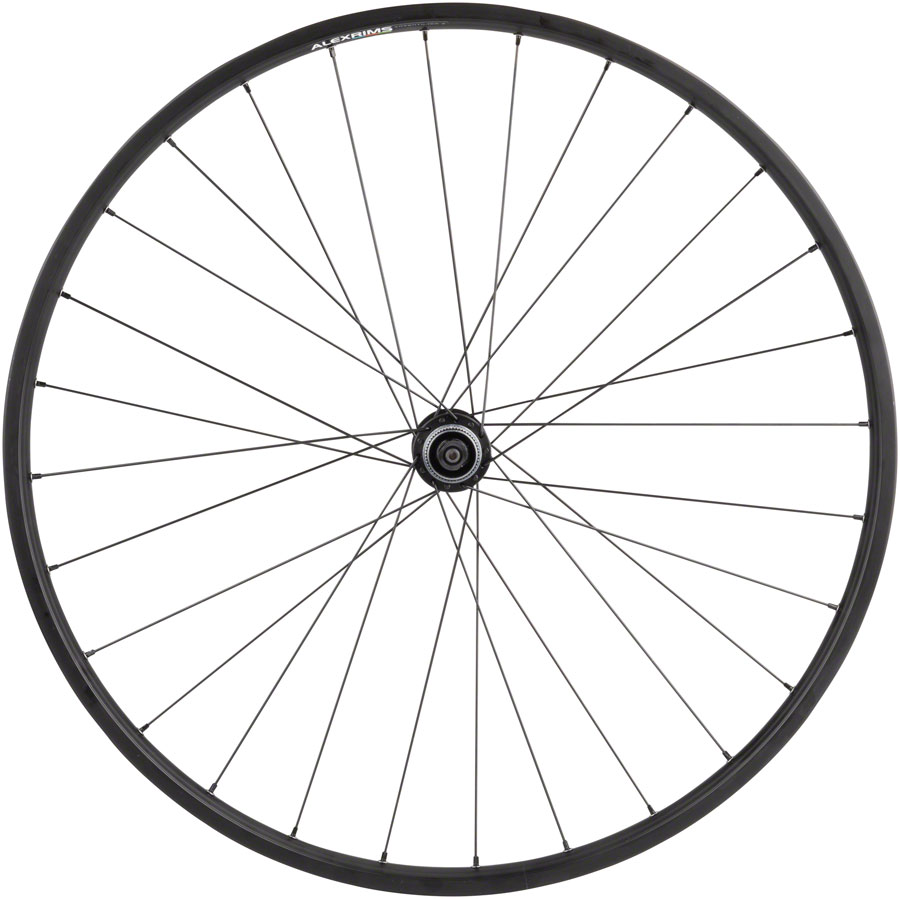Quality Wheels Value Double Wall Series Disc Front Wheel - 650b, QR x 100mm, Center-Lock, Black, 28H