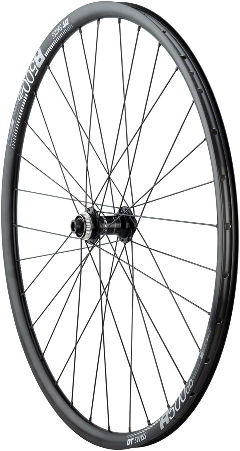 Quality Wheels 105/DT R500 Disc Front Wheel - 700, 12 x 100mm, Center-Lock, Black 