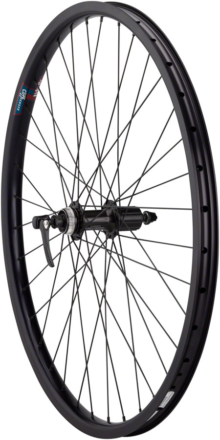 Quality Wheels Value HD Series Disc Rear Wheel - 650b, QR x 135mm, Center-Lock, HG 10, Black, 36H